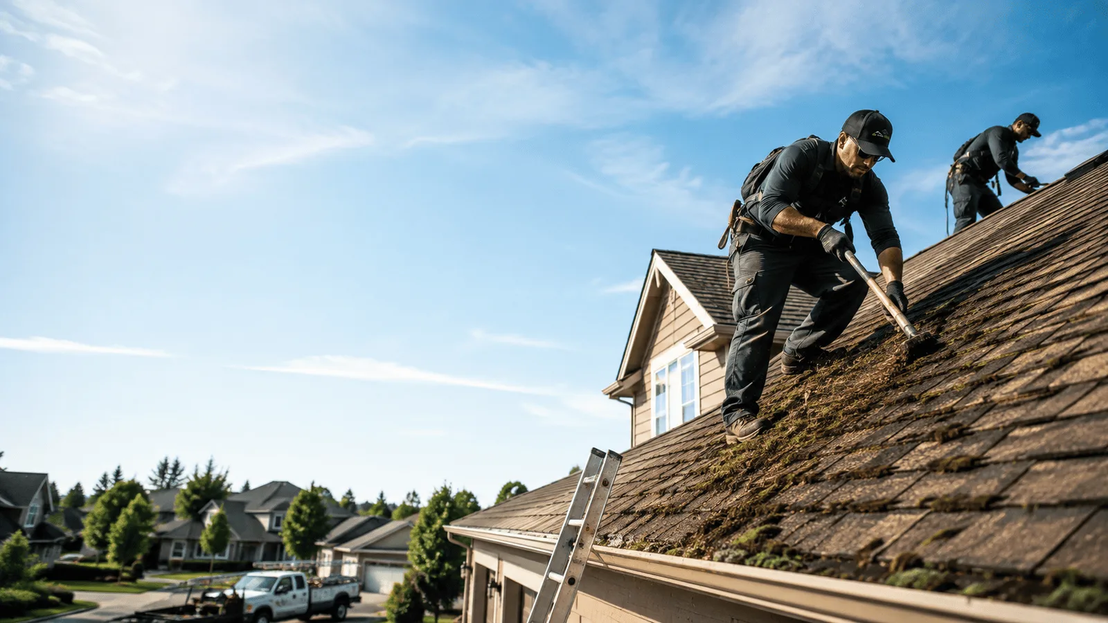 Roof Moss Removal in Darlington, WI near me